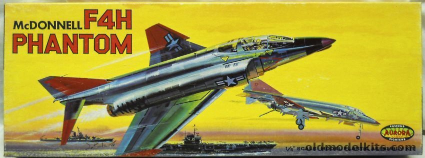 Aurora 1/48 McDonnell F-4H Phantom, 394-198 plastic model kit